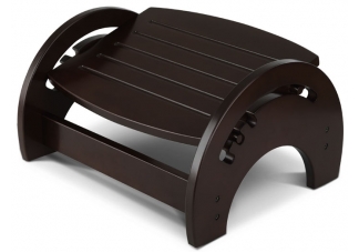 Adjustable Stool for Nursing - Cherry