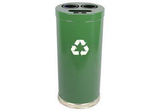 24 Gallon 3 Opening Recycling Unit