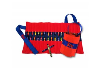 Doodlebugz Crayola Crayon Keeper - Red/Blue