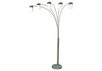 Brushed Steel Arch Floor Lamp