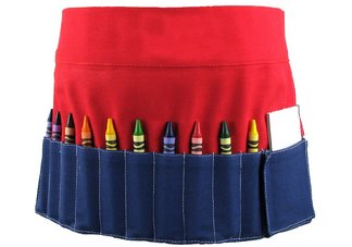 Doodlebugz Crayola Crayon Toolbelt - Red/Blue