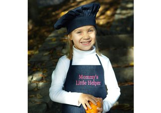 Doodlebugz Crayola Chef Hat and Apron Set - Denim
