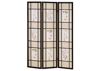 3 Panel Shoji Screen - Black