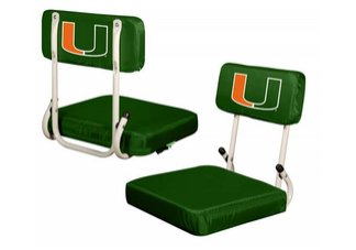 Miami Hurricanes Hardback Stadium Seat