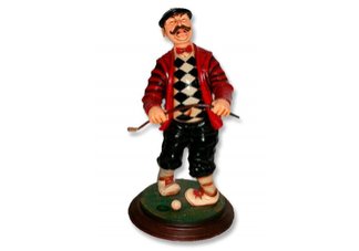 Decorative Frustrated Golfer