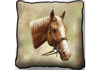 Palomino Horse Pillow