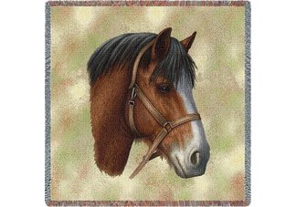 Clydesdale Horse Lap Square