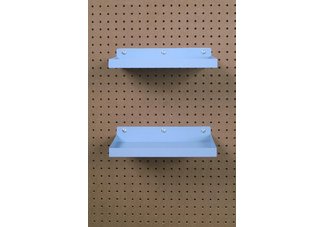 Steel Pegboard Shelves