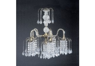 Antique Brass Finish Chandelier