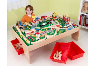 Waterfall Mountain Train Set Table