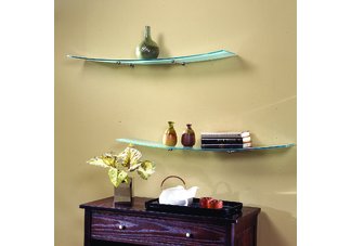 Wallscapes Allure Concavo Glass Shelf18