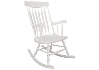 New Hill Country Rocker - White