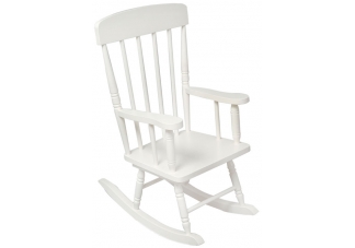 Spindle Rocking Chair - White