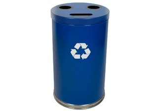 33 Gallon 3 Opening Recycling Unit