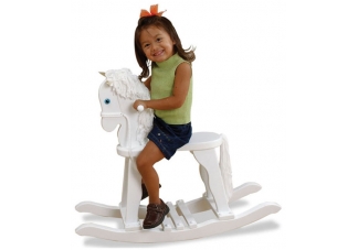 Derby Rocking Horse - White