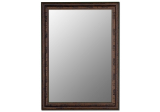 The Lodge-Dark Walnut Mirror