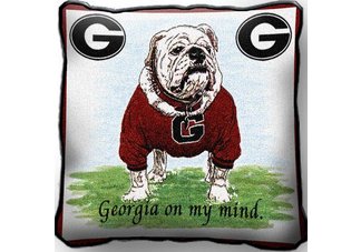 Univ of Georgia On My Mind Pillow