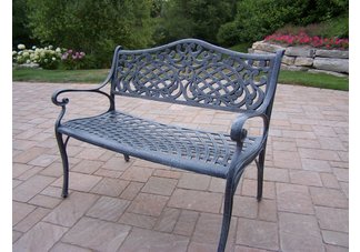 Mississippi Settee Bench Verdi Grey