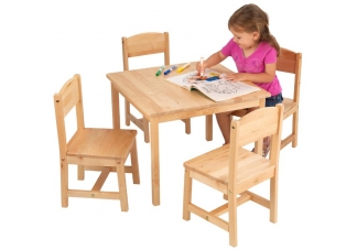 Farmhouse Table & 4 Chairs