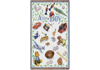 Little Boy Mini Throw