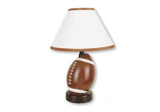 Ceramic Football Table Lamp