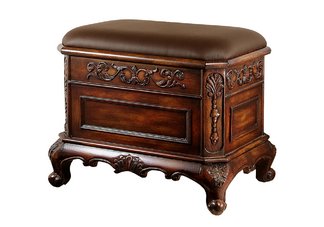 This Storage Bench will work nicely as a bedroom chest or ottoman!