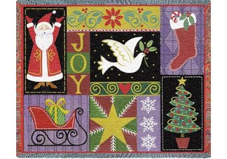 Christmas Icons Throw