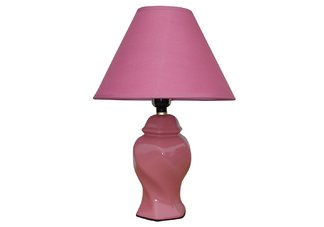 Ceramic Table Lamp - Pink