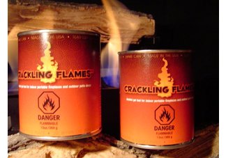 24 PK Crackling Flames Gel Fuel Canister