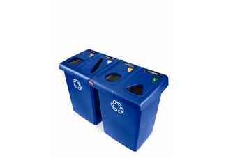 trash cans, waste receptacles, recycle bins