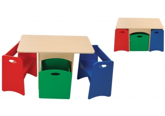 Table with Primary Benches