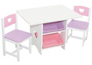 Heart Table & Chair Set
