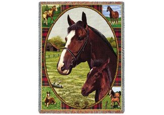 Thoroughbred Throw