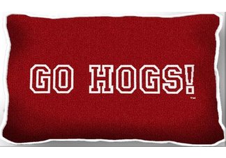Univ of Arkansas Sooie Pillow