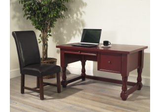 Red Rectangle Office Desk by Jonathon E. David