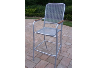 Aluminum Mesh Bar Stool
