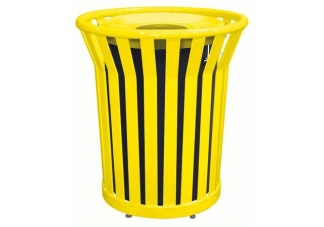 trash cans, trash receptacles