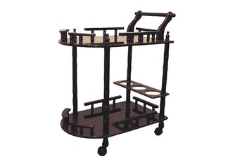 Cherry 2-Tier Wine Table