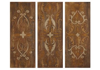 ELEGANT SWIRL PANELS - S/3