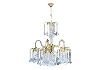 Polished Brass Finish Chandelier