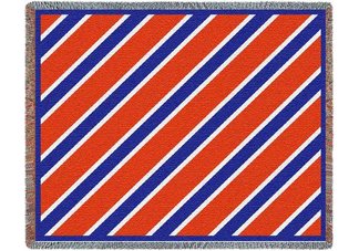 Spirit Orange/Blue Throw Blanket