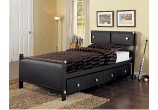 Z-Bedroom Twin Size Bookcase Bed