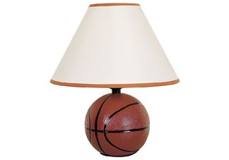 Ceramic Basketball Table Lamp