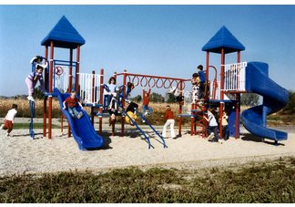 35 Child Playground Equipment System