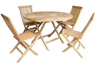 Folding Mahogany Dining Table