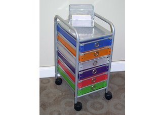 6 Drawer Rolling Storage