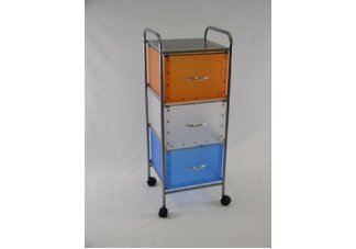 Multi-Colored 3 Drawer Chest