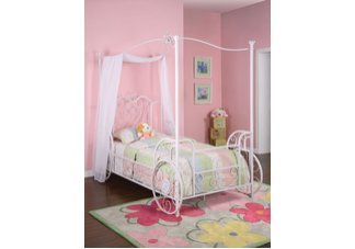 Princess Emily Canopy Twin Size Bed