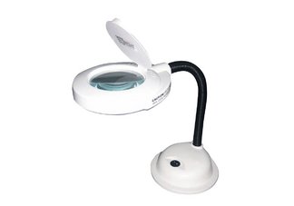 Magnifier Desk Lamp - White
