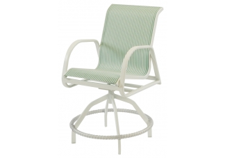 Ocean Breeze Sling Swivel Balcony Chair